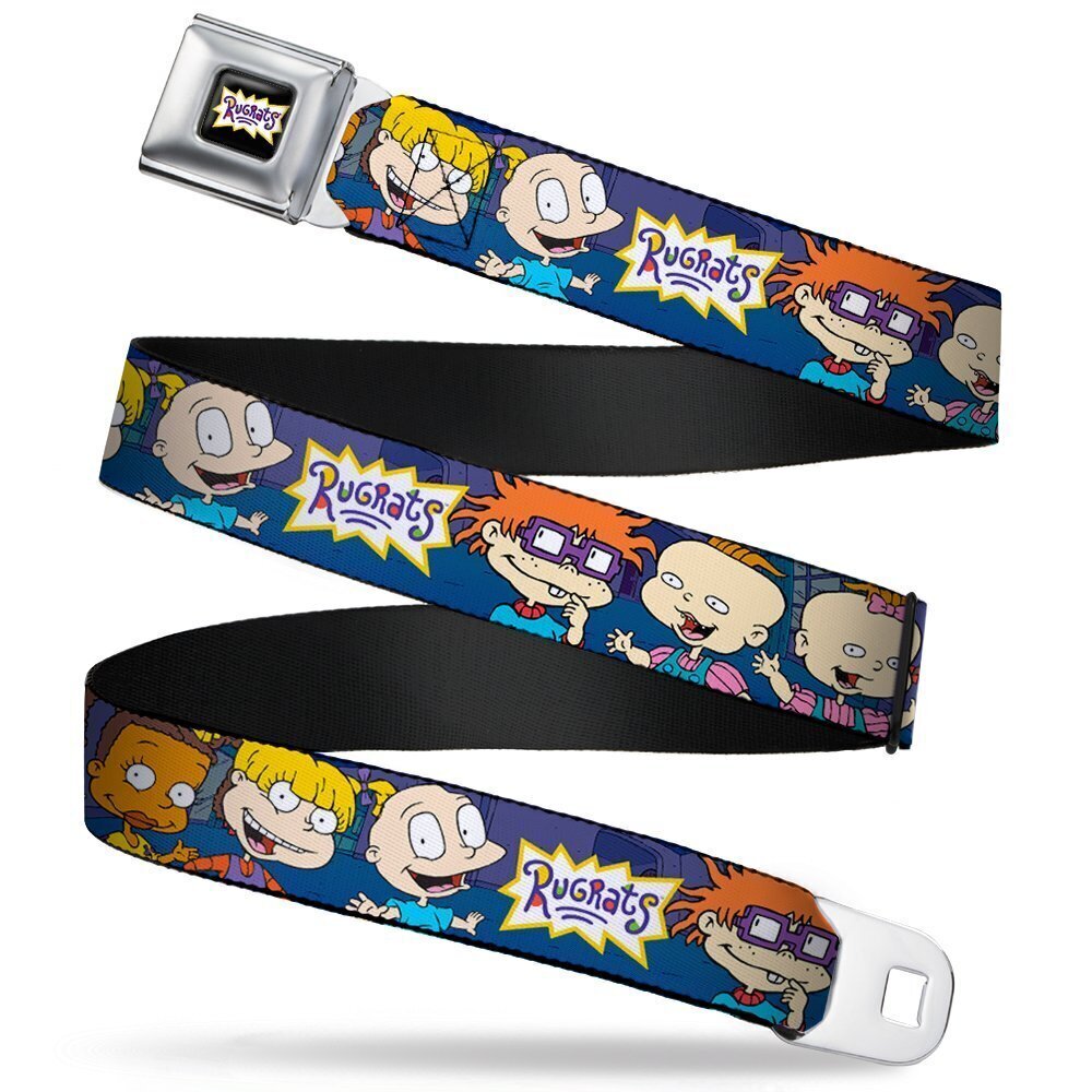 9825 rugrats Belt ,Multicolor ,1.0" Wide - 20-36 Inches in Length